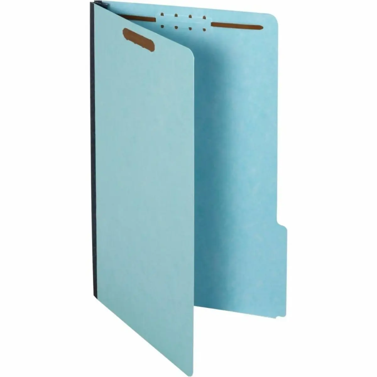 Pendaflex Pressboard Fastener Folders, Legal Size, Light Blue, 1" Expansion, 25/BX | Globe Weis - view 2