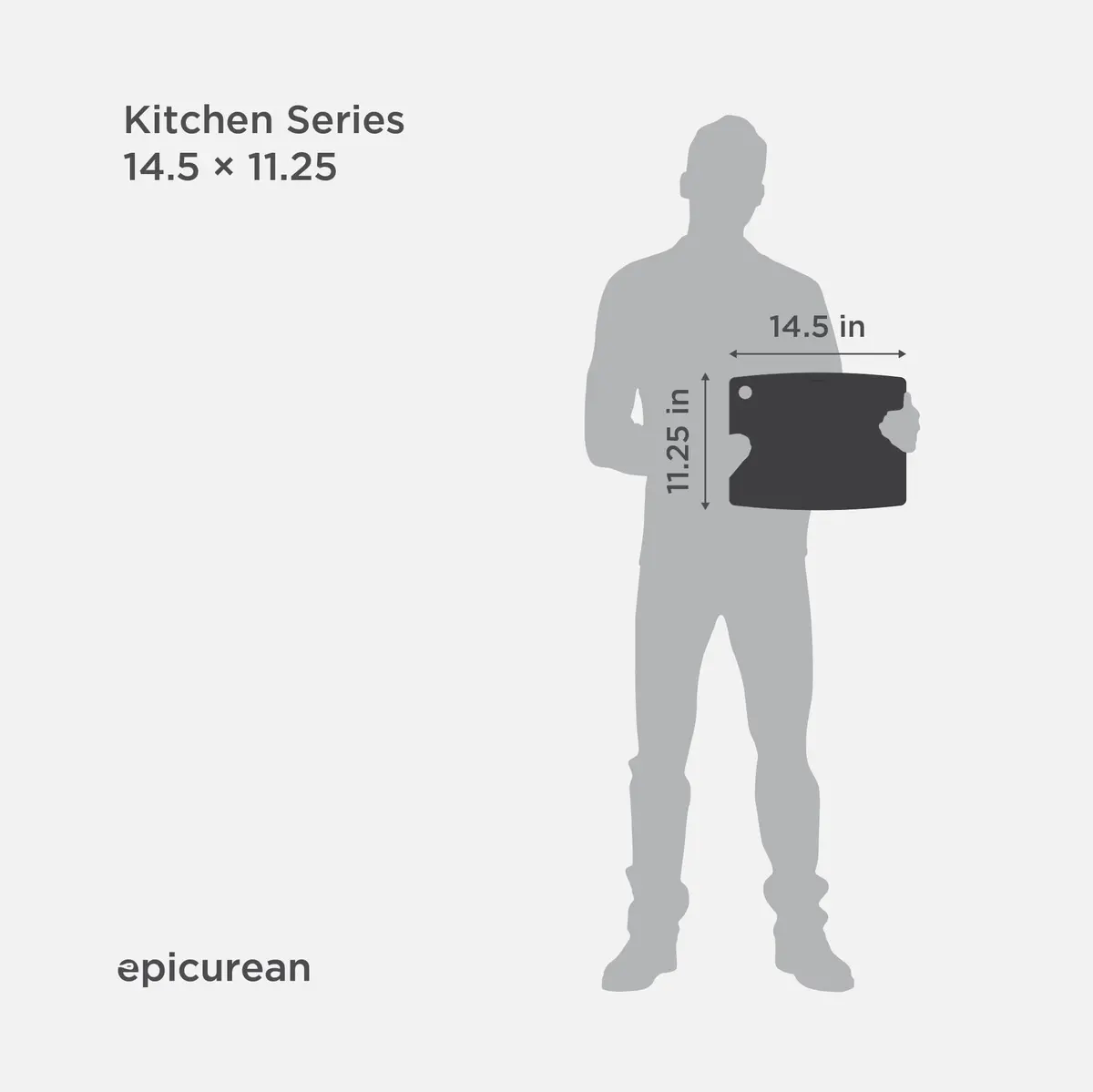 Epicurean Kitchen Series 14.5" x 11.25" Cutting Board | Non-Toxic, Dishwasher Safe, Made in USA - view 5