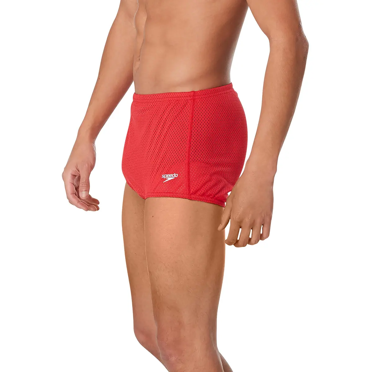 Speedo Men's Marina Swim Trunk Navy/Neon Pink | Chlorine-Resistant, 21 Inch, Adult - view 2