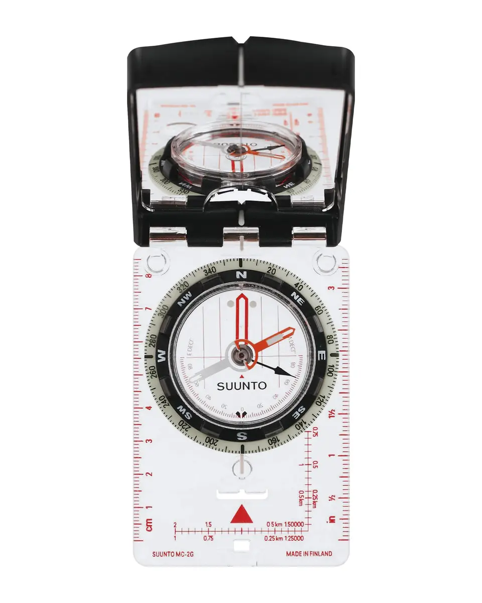 SUUNTO MC-2G Global Compass White | Professional Mirror Compass with Global Needle & Clinometer - main product image