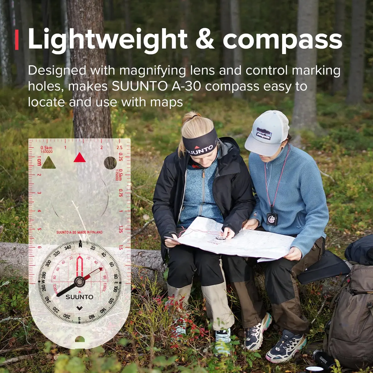 SUUNTO A-30 NH USGS Compass, SS012100013 | Compact, Accurate, for Hiking & Orienteering - view 4