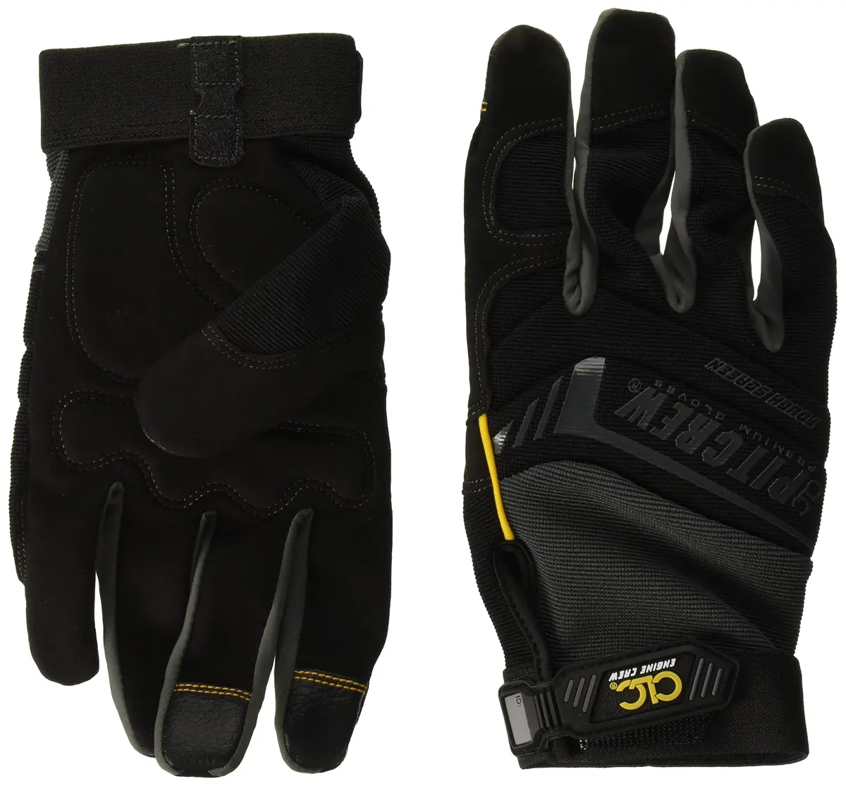 Custom Leathercraft Pit Crew 205BXL Mechanic's Glove Black XL | Touch Screen & Durable Synthetic Leather - main product image