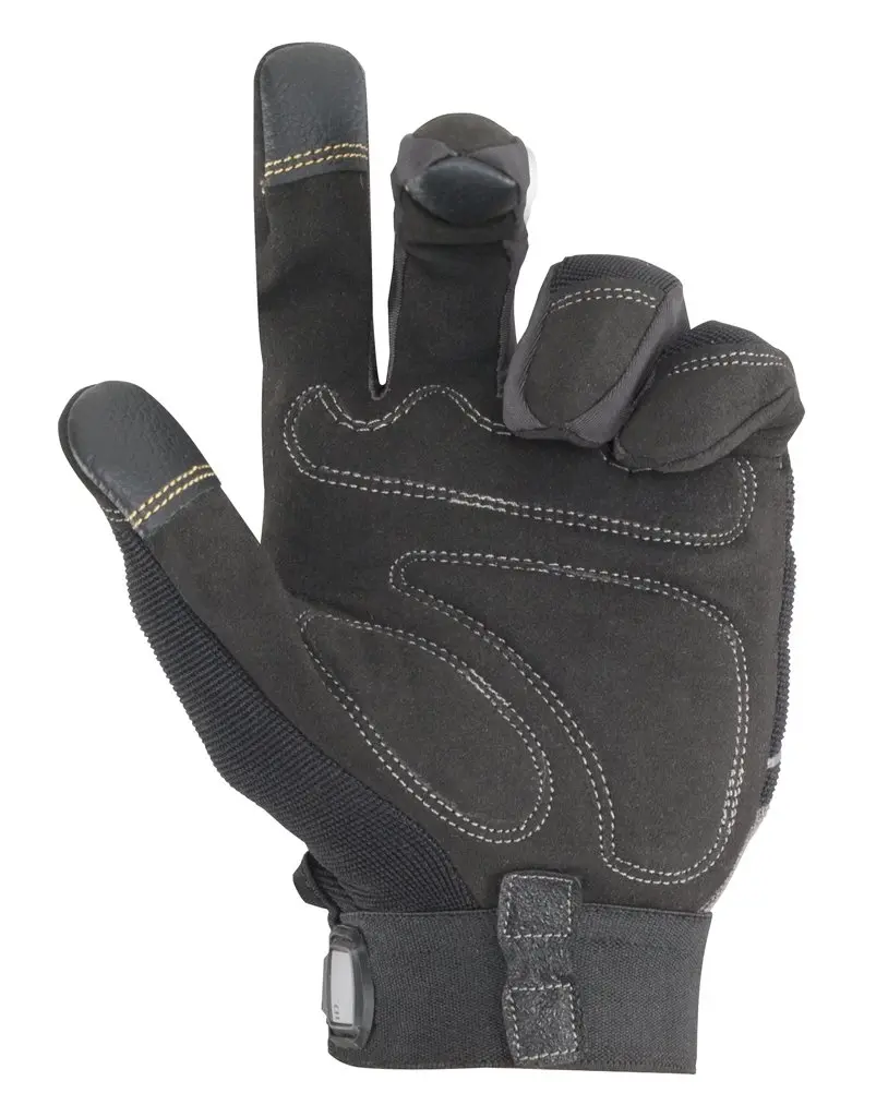 Custom Leathercraft Pit Crew 205BXL Mechanic's Glove Black XL | Touch Screen & Durable Synthetic Leather - view 3
