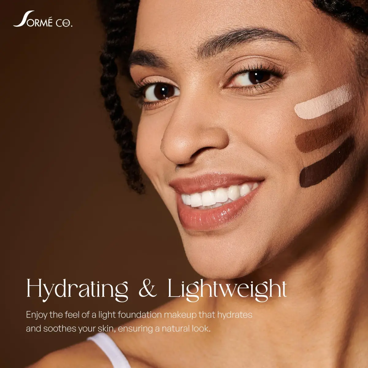 SORMÉ Mineral Illusion Liquid Foundation Honey 25ml (0.85 fl oz) | Hydrating Medium Coverage - view 4