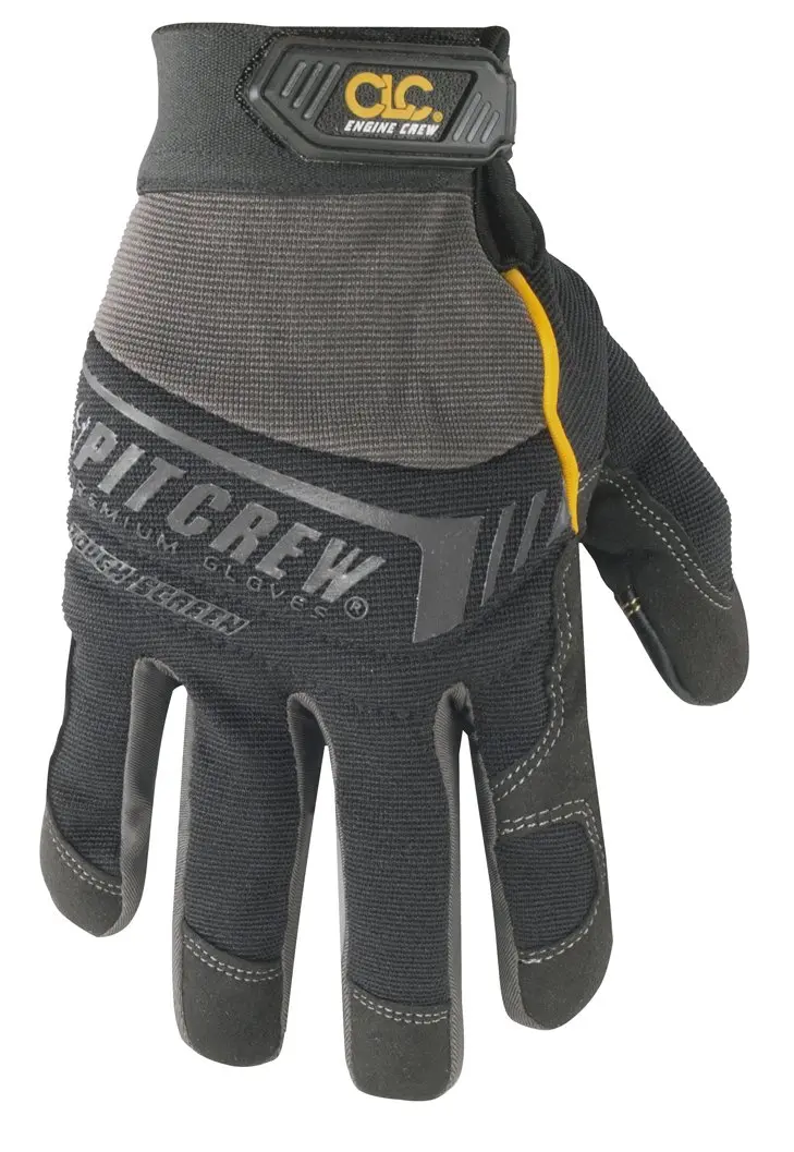 Custom Leathercraft Engine Crew Mechanic's Glove Large | Touch Screen & Durable Synthetic Leather - view 2