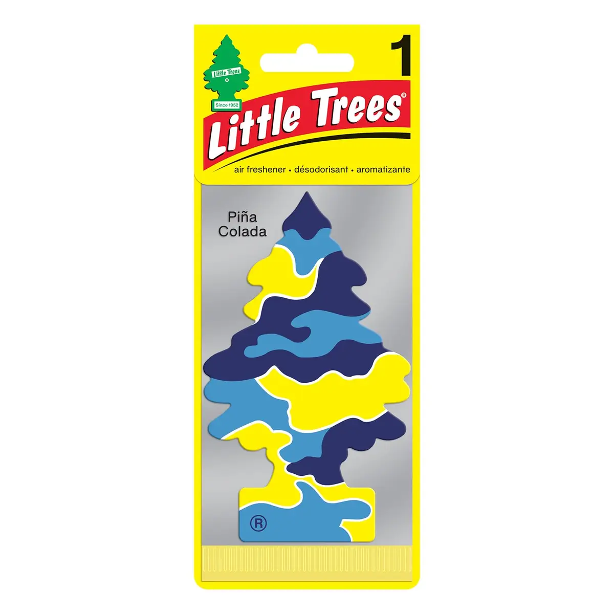 LITTLE TREES Car Air Freshener | Pina Colada Scent | Pack of 6 | Long-lasting tropical aroma - main product image
