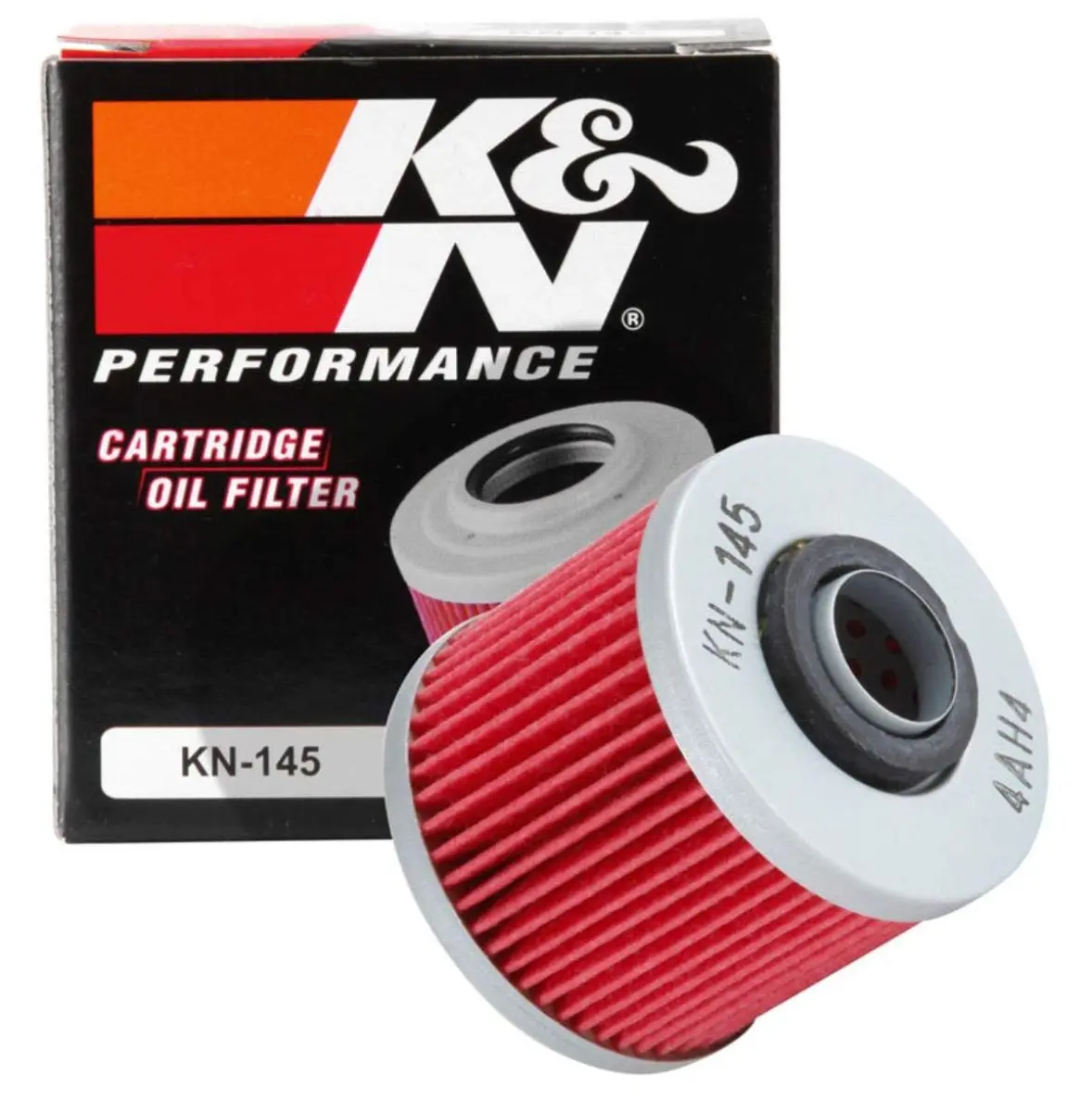 K&N Motorcycle Oil Filter KN-145 | High Performance Synthetic, Up to 20,000 Miles - main product image