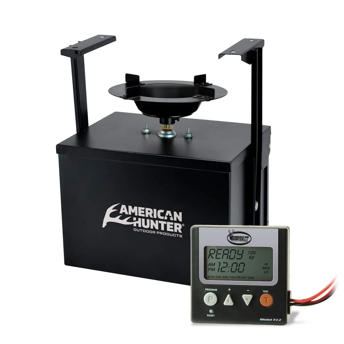 American Hunter Digital Spin Kit Automatic Feeder & Timer | Wildlife Game Feeder for Hunting & Wildlife Management - main product image
