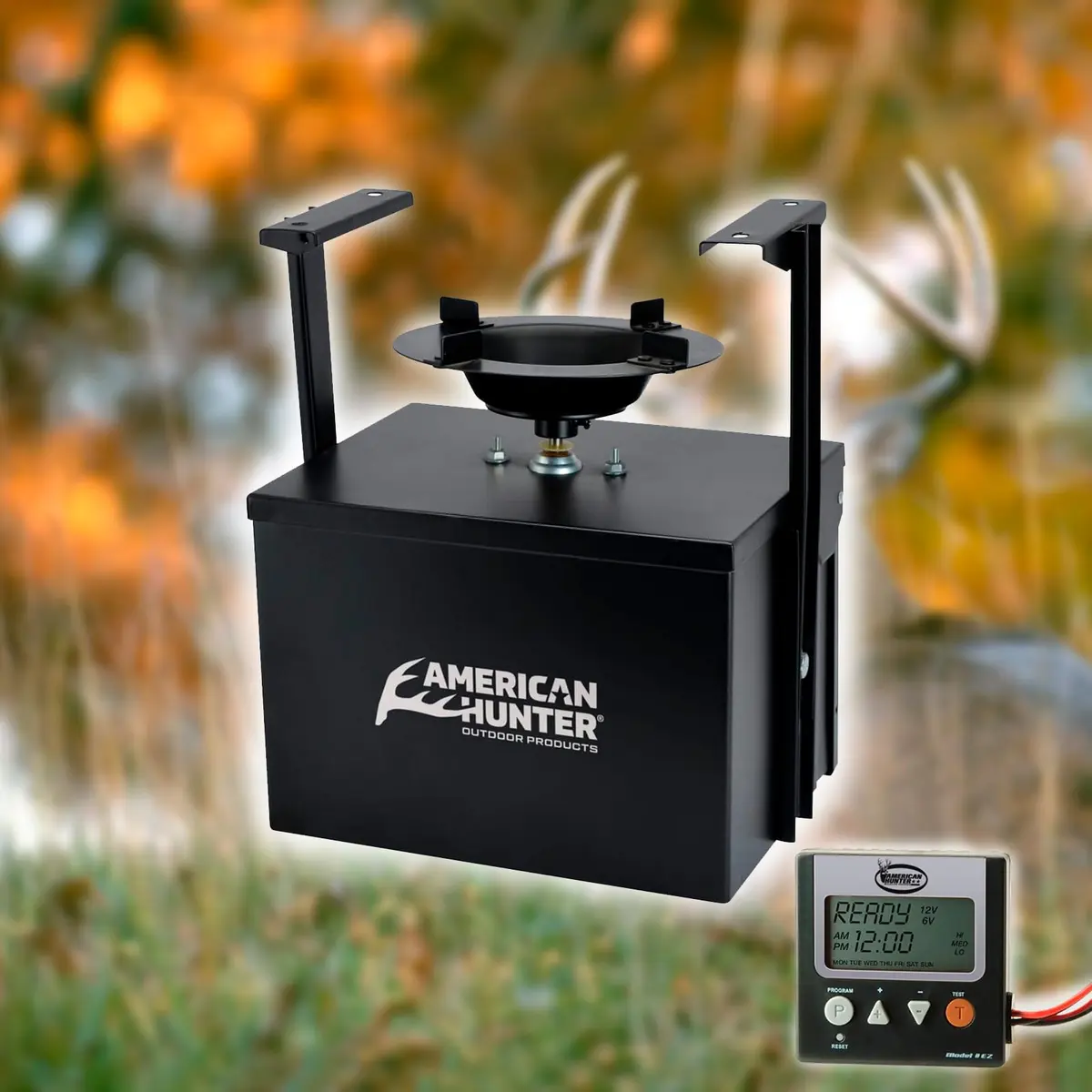 American Hunter Digital Spin Kit Automatic Feeder & Timer | Wildlife Game Feeder for Hunting & Wildlife Management - view 4