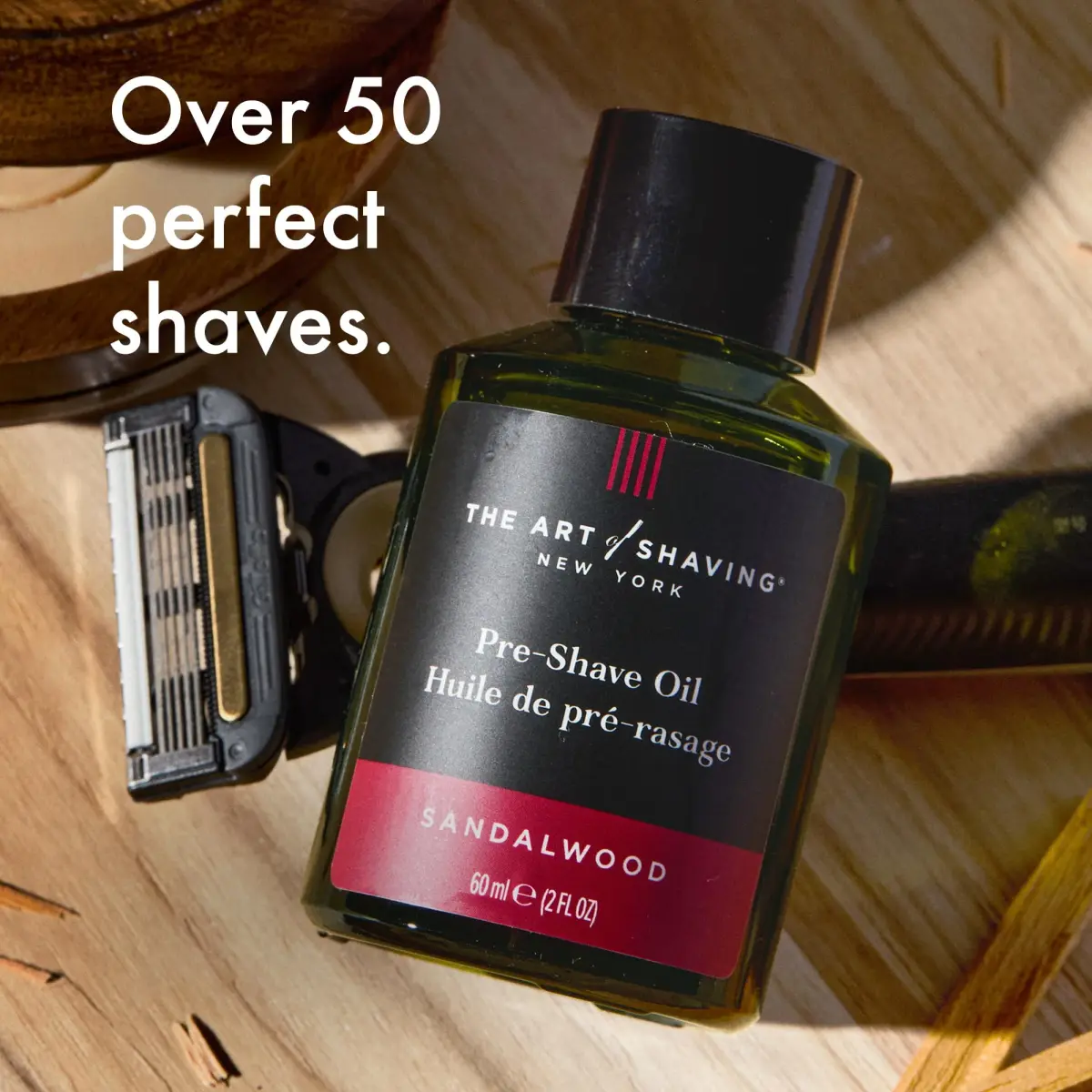 The Art of Shaving Sandalwood Pre-Shave Beard Oil 59ml (2 Fl Oz) | Protects Against Irritation & Razor Burn - view 4