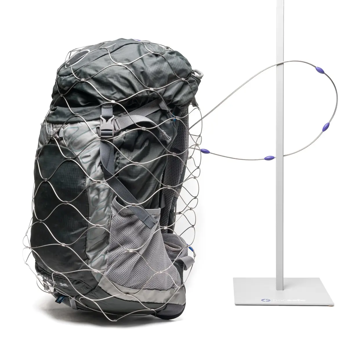 Pacsafe 55L Backpack and Bag Protector | Stainless Steel Lock for Travel Security - view 4