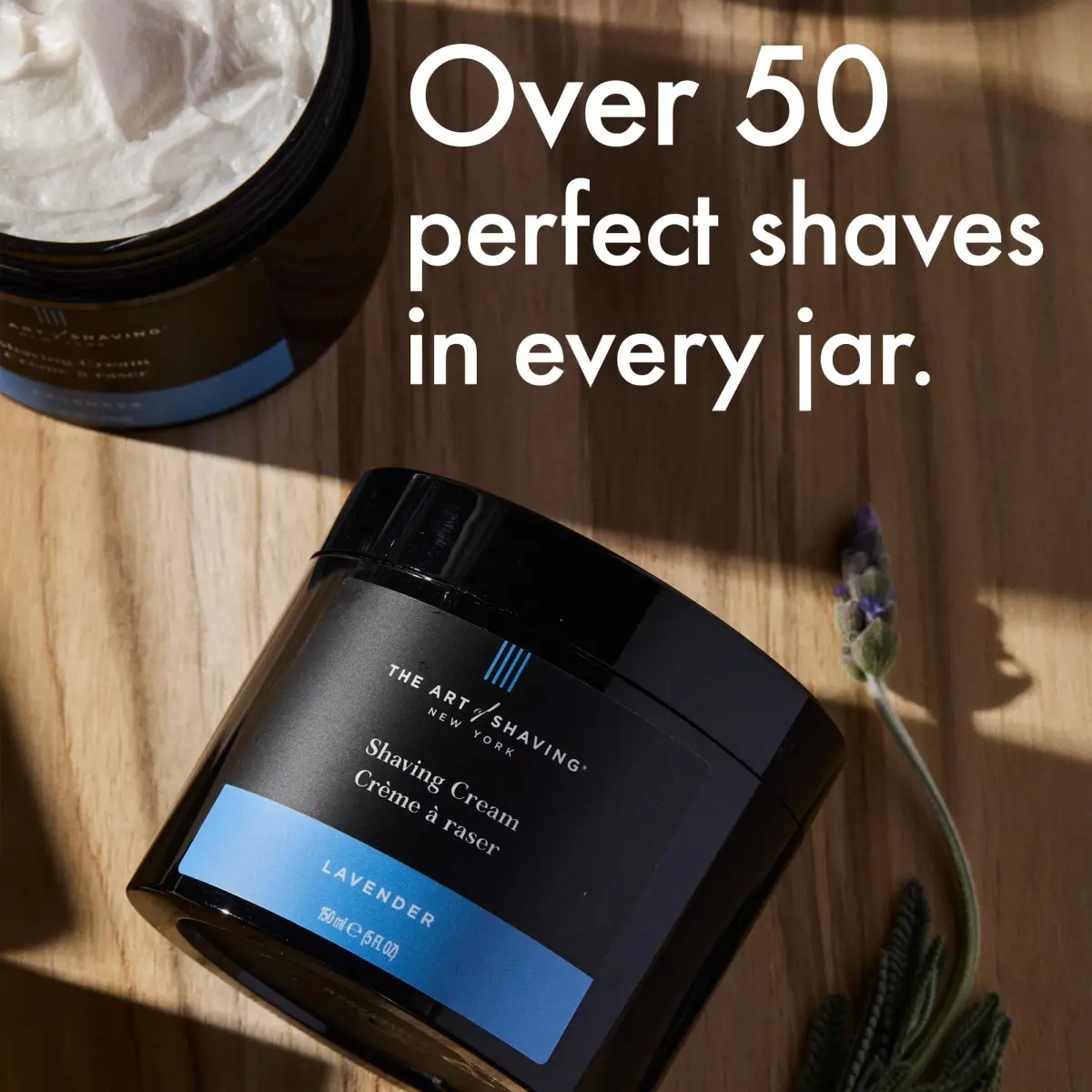 The Art of Shaving Lavender Shaving Cream for Men | 148ml (5 Fl Oz) | Protects Against Irritation & Razor Burn - view 4