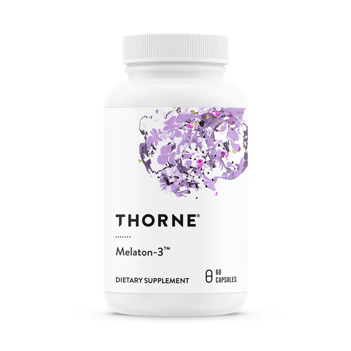THORNE Melaton-3 3 mg Melatonin Supplement Capsules 60 Count | Supports Restful Sleep & Circadian Rhythms - main product image