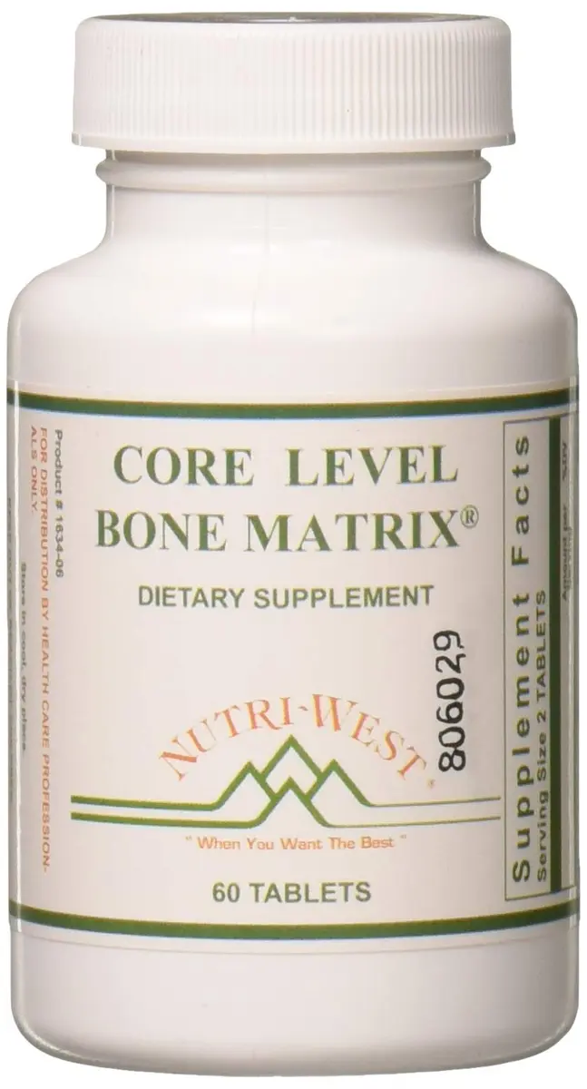 Nutri-West Core Level Bone Matrix 60 Tablets | Supports Bone & Joint Health in Adults - main product image