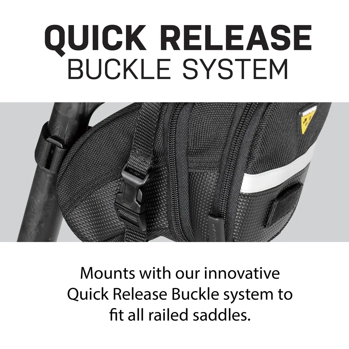 Topeak Aero Wedge Strap Mount Medium Bike Saddle Bag | 1.31L Expandable Storage - view 5