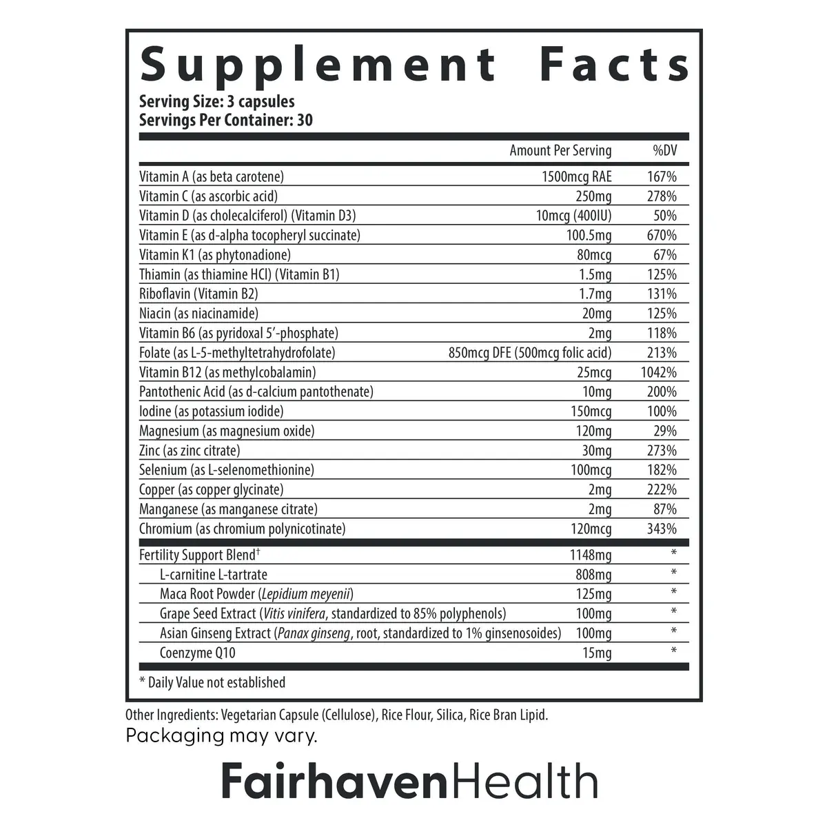 Fairhaven Health FertilAid - Fertility Supplements for Men, 90 Count (Pack of 2) | Supports Male Reproductive Health - view 4