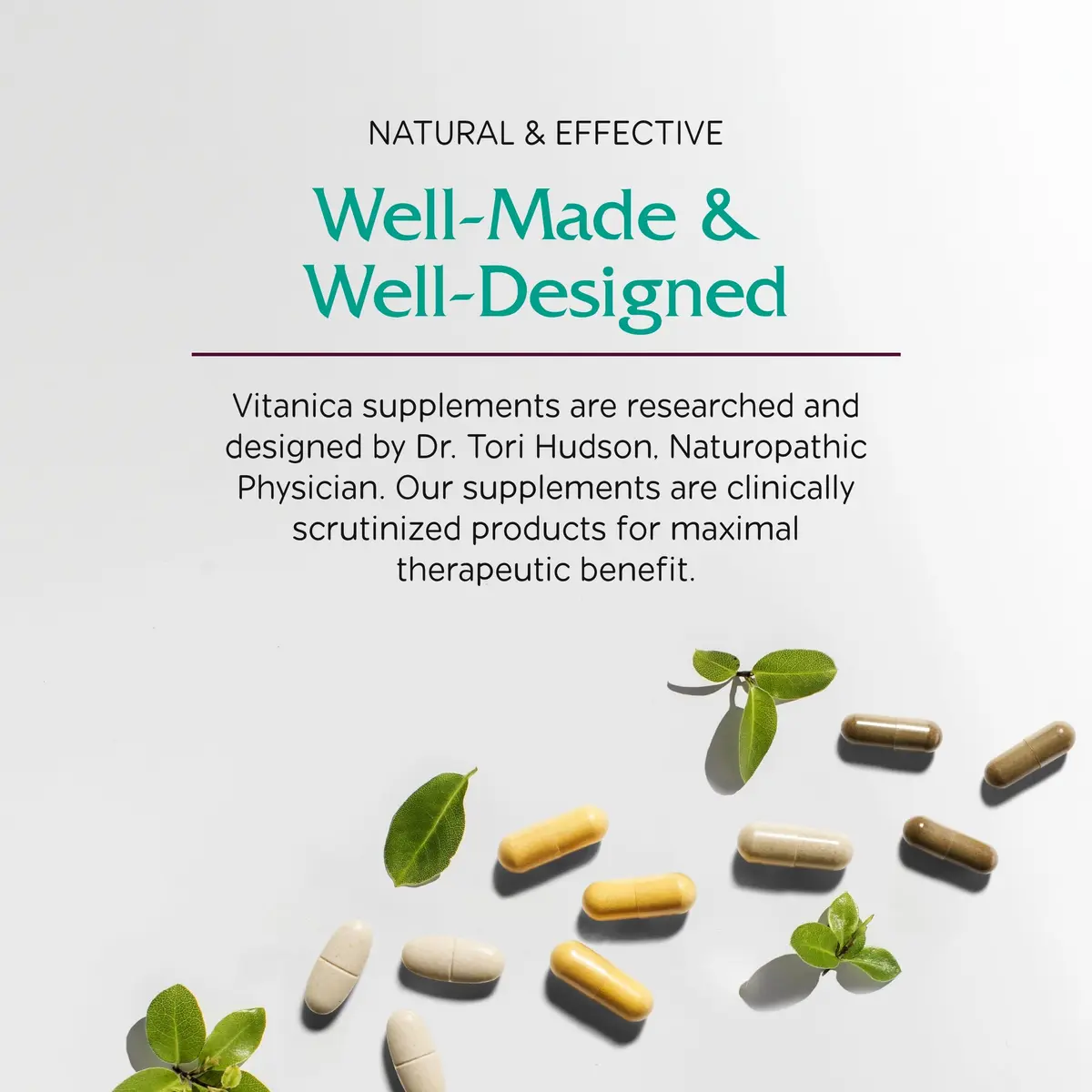 Vitanica FemRebalance, Hormone Balance Support, Vegan, 60 Capsules | Supports Female Hormonal Health Naturally - view 6