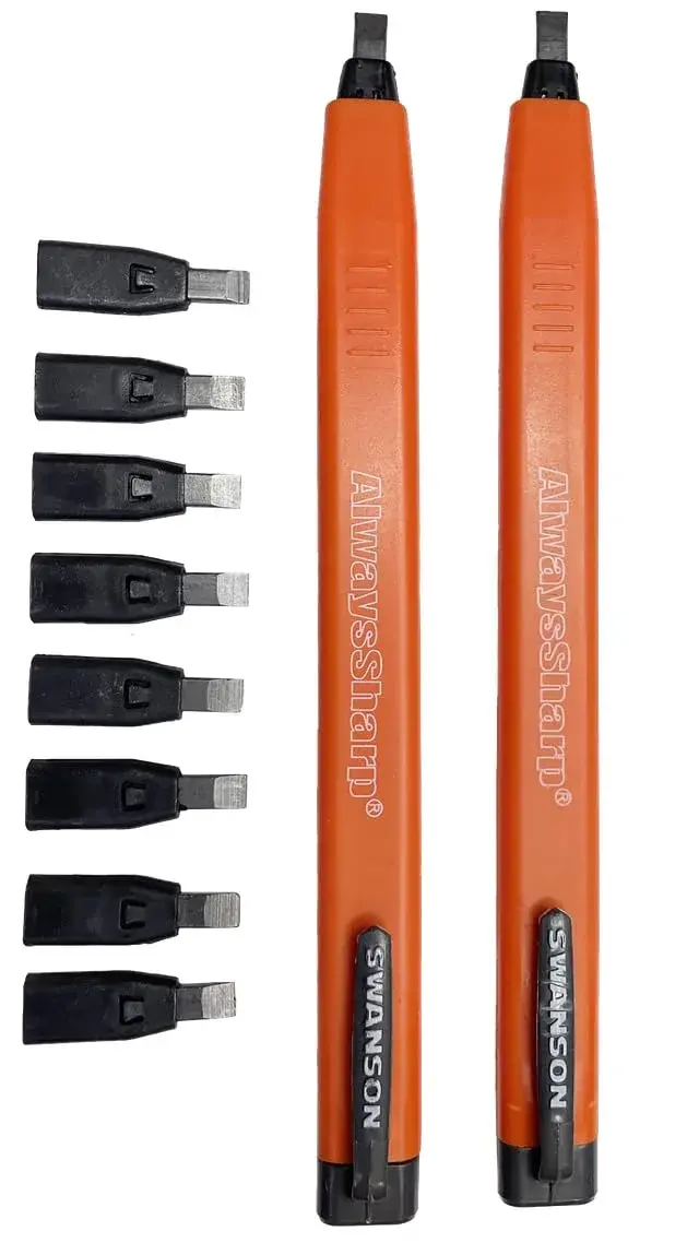 Swanson Tool Co. CP216 AlwaysSharp Refillable Carpenter Pencil 2-Pack | Never Needs Sharpening - main product image