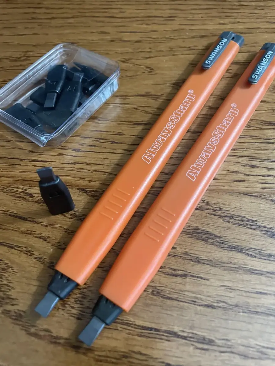 Swanson Tool Co. CP216 AlwaysSharp Refillable Carpenter Pencil 2-Pack | Never Needs Sharpening - view 6