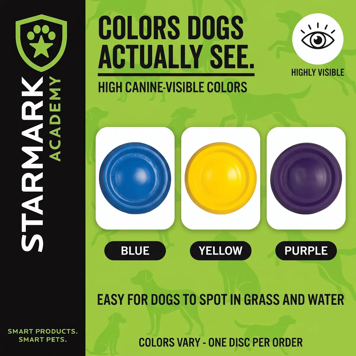 Starmark EasyGlide DuraFoam Flying Disc Dog Toy 9-inch | Soft, Durable & Floats in Water - view 3
