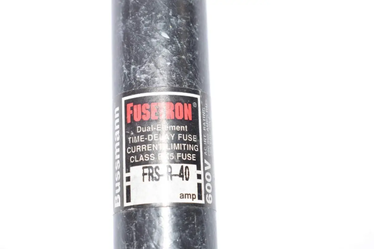 Eaton Bussmann FRS-R-40 RK5 Class Time-Delay Fuse 40A 600V AC | UL Listed Motor Protection - view 2