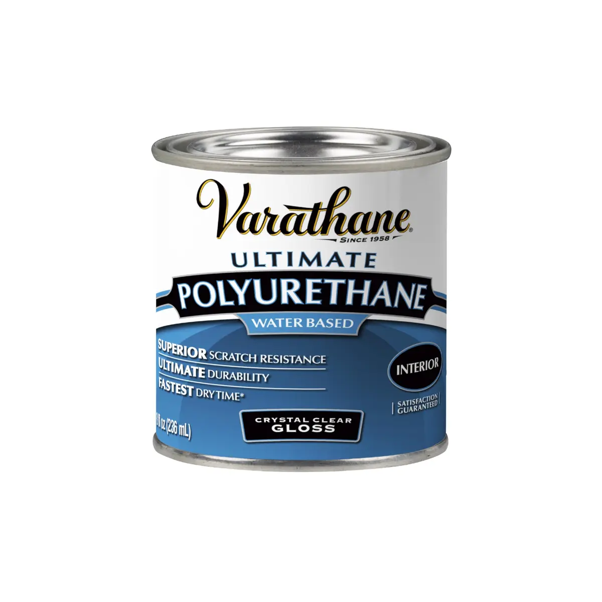 Varathane Water-Based Ultimate Gloss Polyurethane | Interior Wood Finish, Fast Dry, Scratch & Stain Resistant - main product image