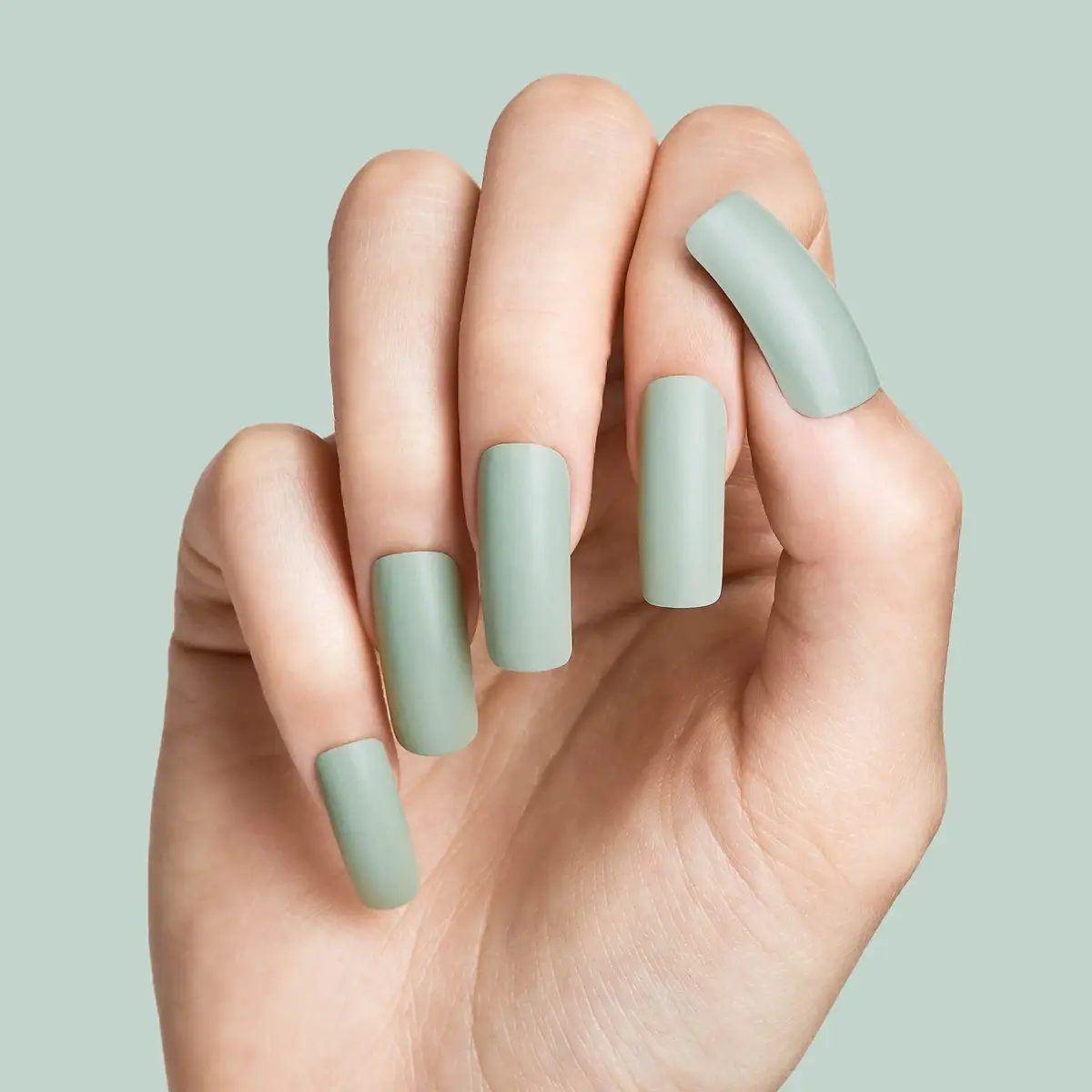 KISS 100 Tips Curve Overlap Style False Press On Nail Kit - Long Length | 100 Count (Pack of 1) - view 5