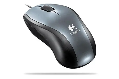 Logitech Input Mouse Black | 3-Button USB Optical Mouse with Tilt Wheel & Zoom (1 count, 19.99 USD) - view 4