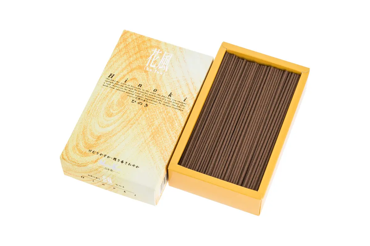 nippon kodo Ka-fuh Cypress Incense Sticks 450 | Pure Hinoki Aroma, 25 Min Burn - view 2