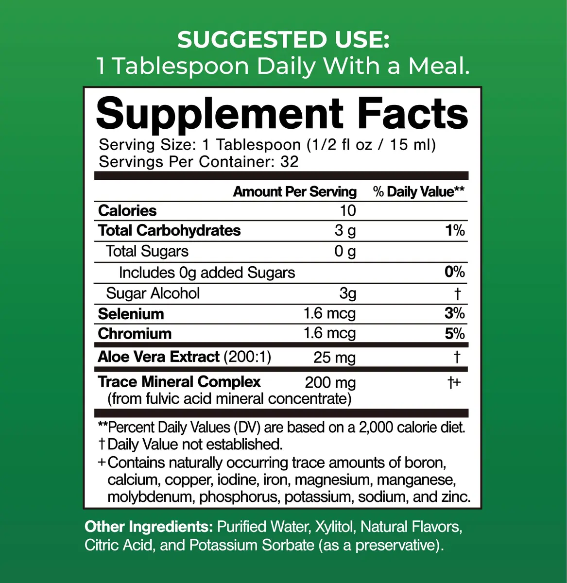 Tropical Oasis 16 oz Nutritional Supplement | 74 Organic Plant-Based Trace Minerals, Up to 96% Absorption - view 2