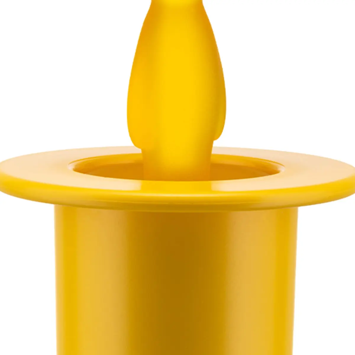 A di Alessi Magic Bunny Toothpick Holder, Yellow | 7.6 cm (3 in) Diameter x 15.2 cm (6 in) Height - view 4