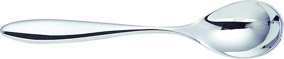 Alessi Mami Tea Spoon Set of 6 | Silver, Mirror Polished, Dishwasher Safe - view 2
