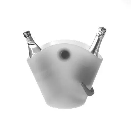 Alessi Chiringuito Wine Cooler, White | Modern Design for Bottled Beverages - view 5