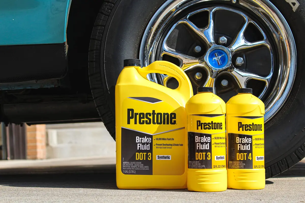 Prestone DOT 3 Synthetic Brake Fluid 12 oz. | High Boiling Point, 50,000 Mile Life, Water Absorption Resistance - view 8