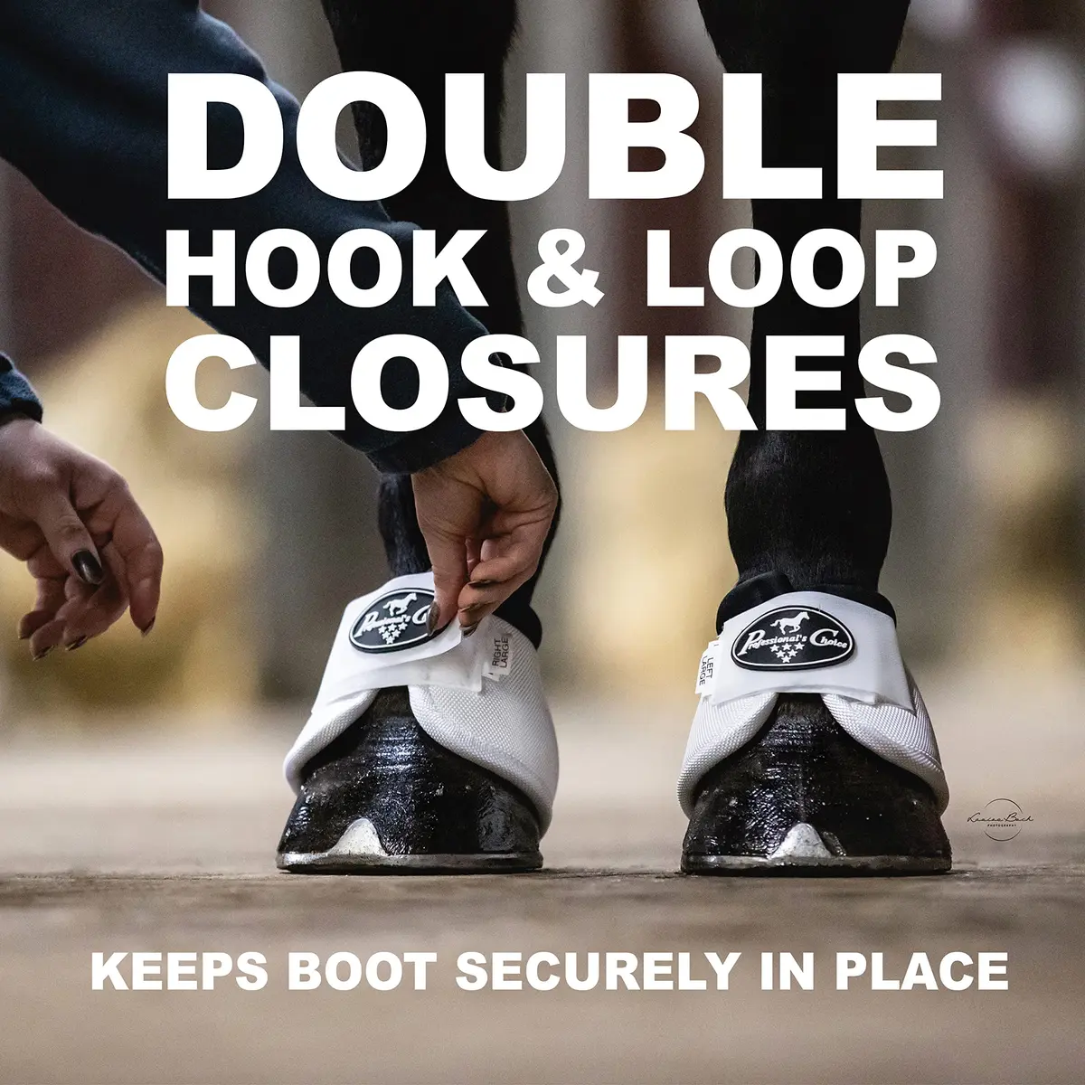 Professional's Choice Ballistic Overreach Bell Boots for Horses | Superb Protection, Durability & Comfort | Quick Wrap Hook & Loop - view 5
