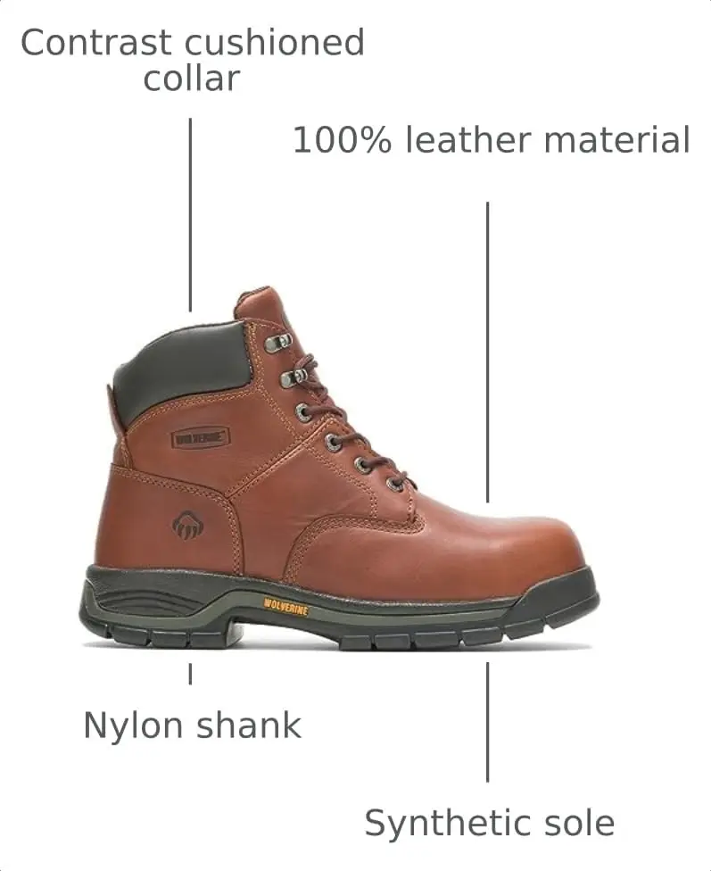 Wolverine Men's Harrison Work Boot 10.5XW | Durable Leather Work & Utility Shoe - view 3