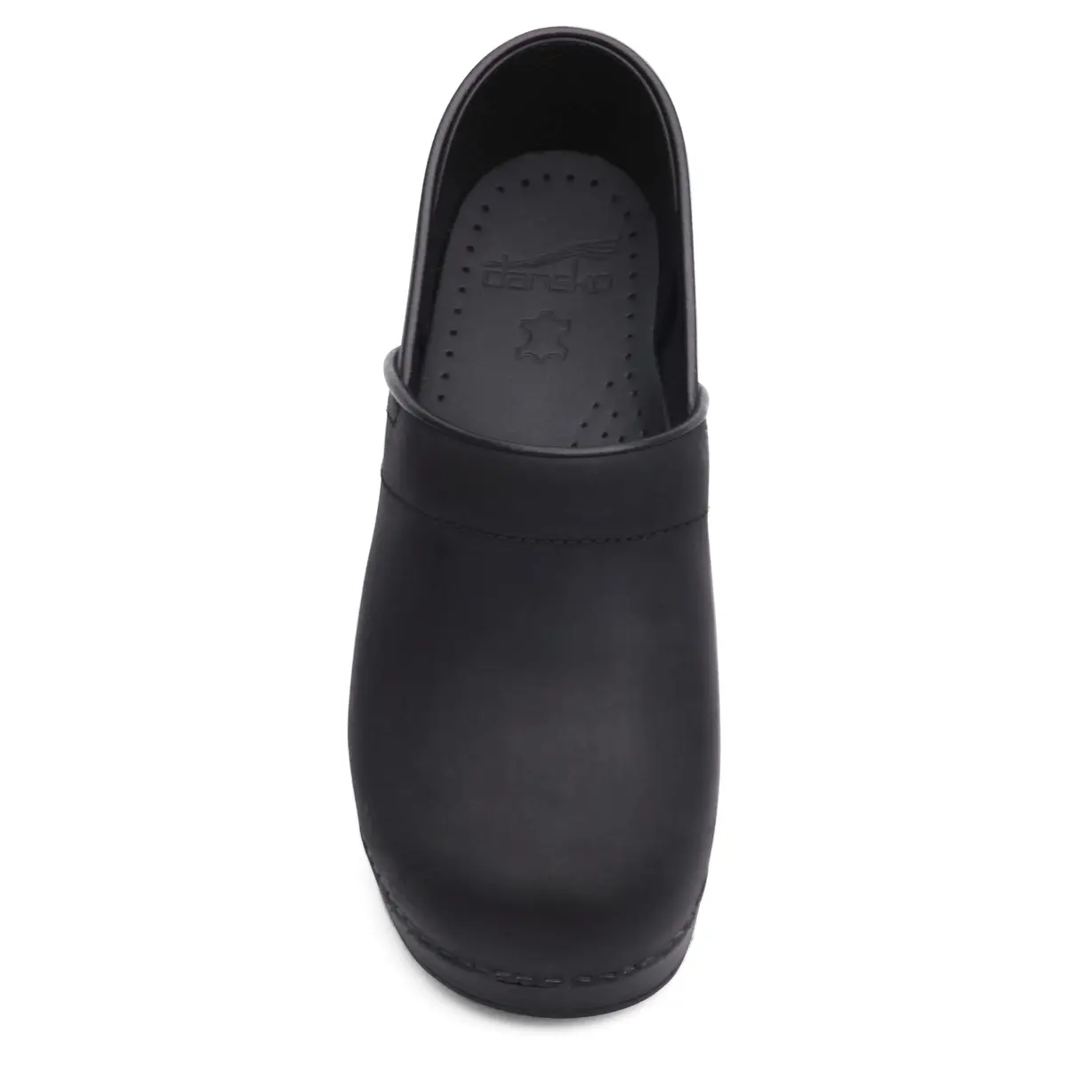 Dansko Women’s Professional Slip-On Clogs Black Oiled 11.5-12 W US | Comfort & Support for Healthcare & Food Service - view 4