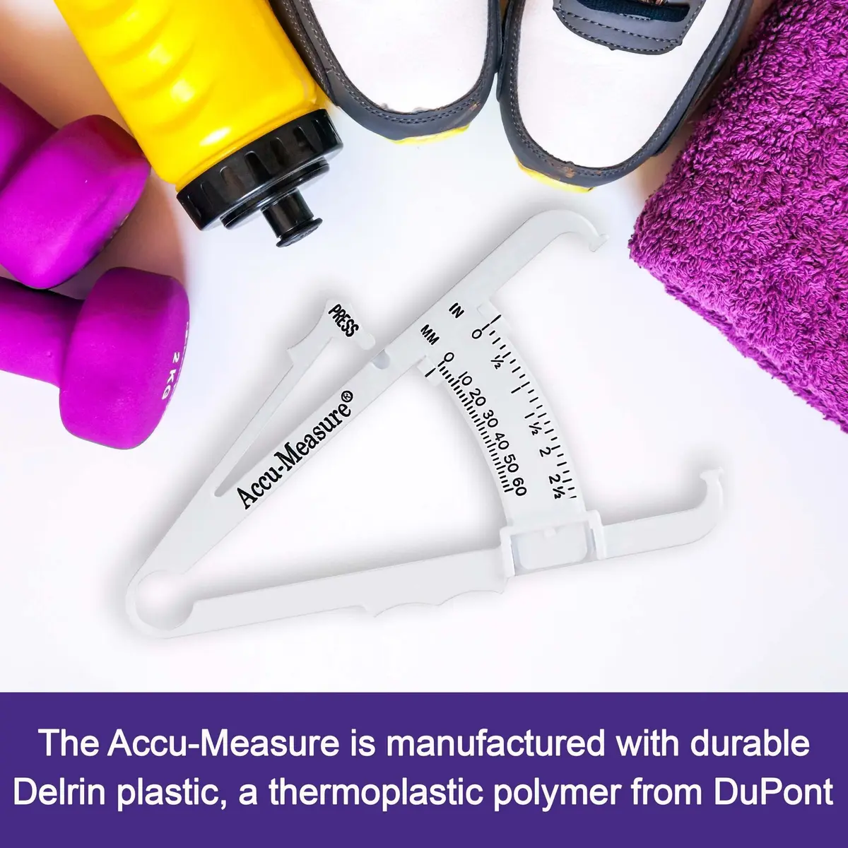 Accu-Measure Fitness 3000 Body Fat Caliper | Professional Grade, Reusable, Accurate in Seconds - view 7