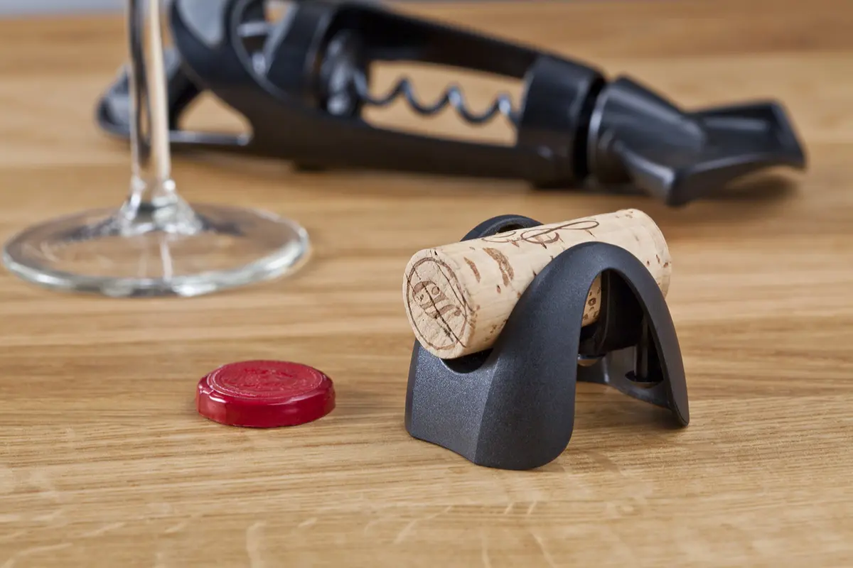 Vacu Vin Black Foil Cutter with 4 Stainless Steel Wheels | Ergonomic Wine Foil Remover - view 5