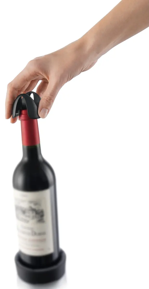 Vacu Vin Black Foil Cutter with 4 Stainless Steel Wheels | Ergonomic Wine Foil Remover - view 2