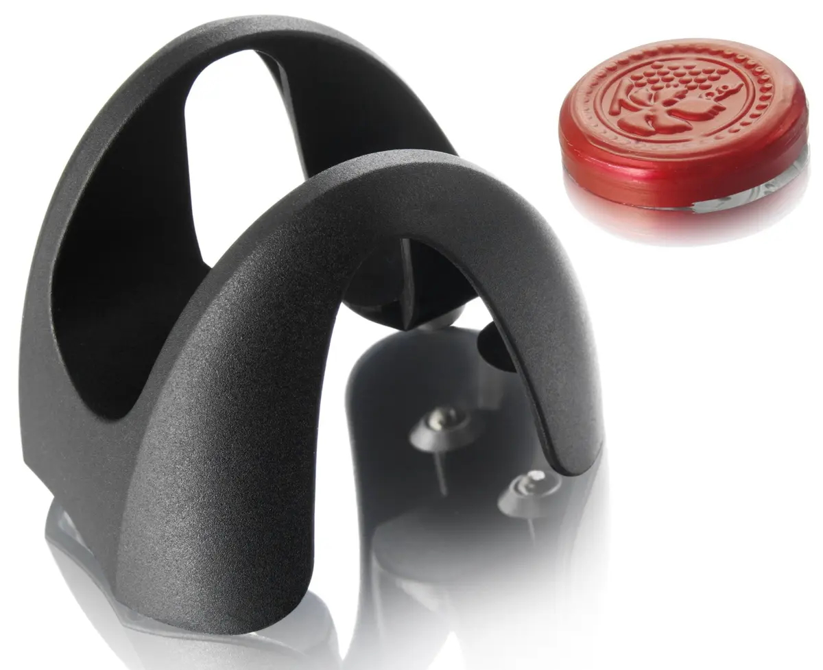 Vacu Vin Black Foil Cutter with 4 Stainless Steel Wheels | Ergonomic Wine Foil Remover - view 3