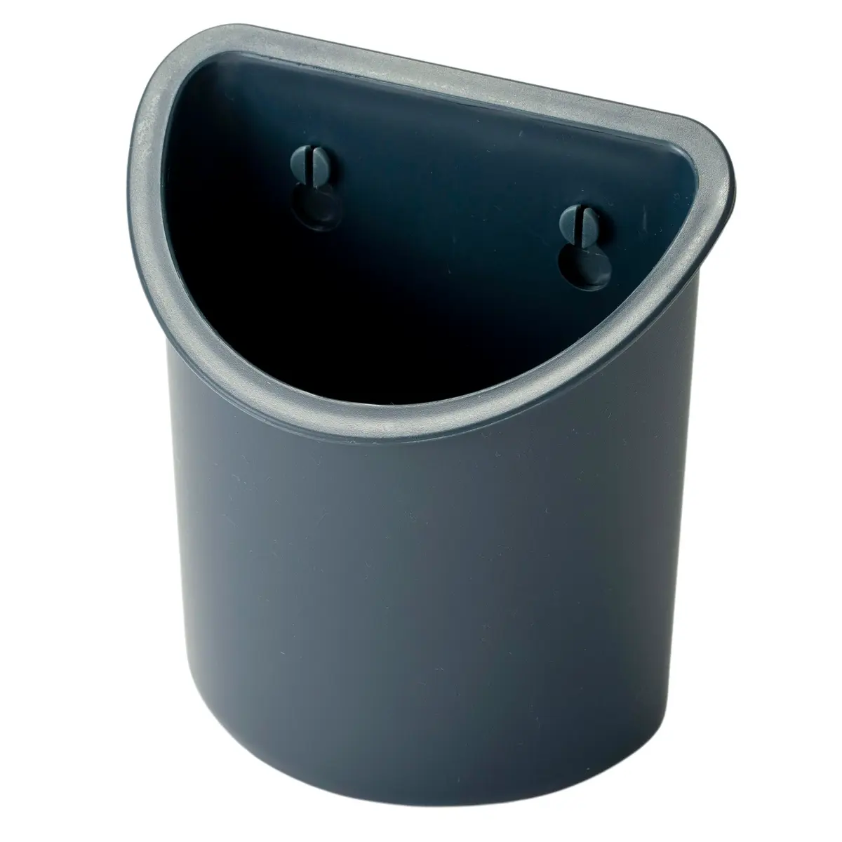 Officemate Wall-Mount Pencil Cup Gray | Space-Saving Desk Organizer for Office & School Supplies - main product image