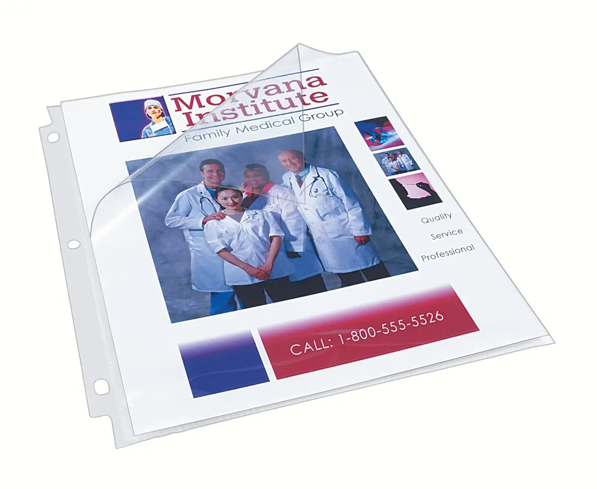 Avery Diamond Clear Quick Load Sheet Protectors 8.5" x 11" (10-Pack) | Top & Side Load for Easy Access - view 7