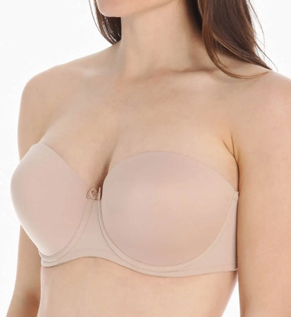 Va Bien Ultra-Lift Perfect Strapless Bra (36G) Black | Patented Support & Silicone Back - view 2