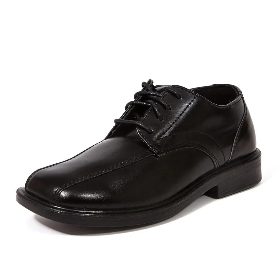 Deer Stags Gabe Lace-Up Dress Oxford, Black, 2 M US Little Kid | Formal Dress Shoe for Kids - main product image