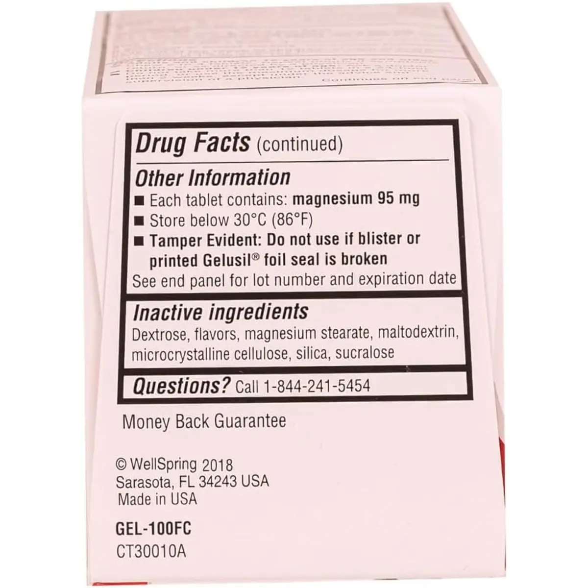 Gelusil Antacid & Anti Gas Tablets for Heartburn Relief, Acid Reflux, Bloating and Gas, Cool Mint - 100ct Blister Pack | Fast Relief & Safe for Night Use - view 7
