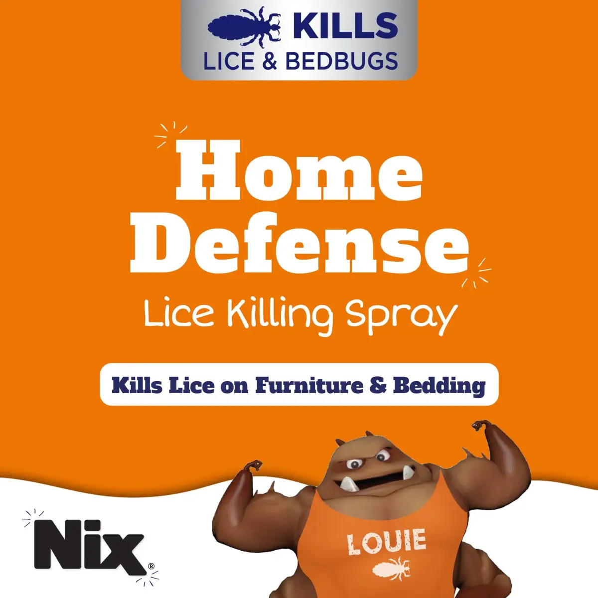 Nix Home Use Lice & Bed Bug Killing Spray 148ml (5 Fl Oz) | Kills Lice on Furniture & Bedding - view 2