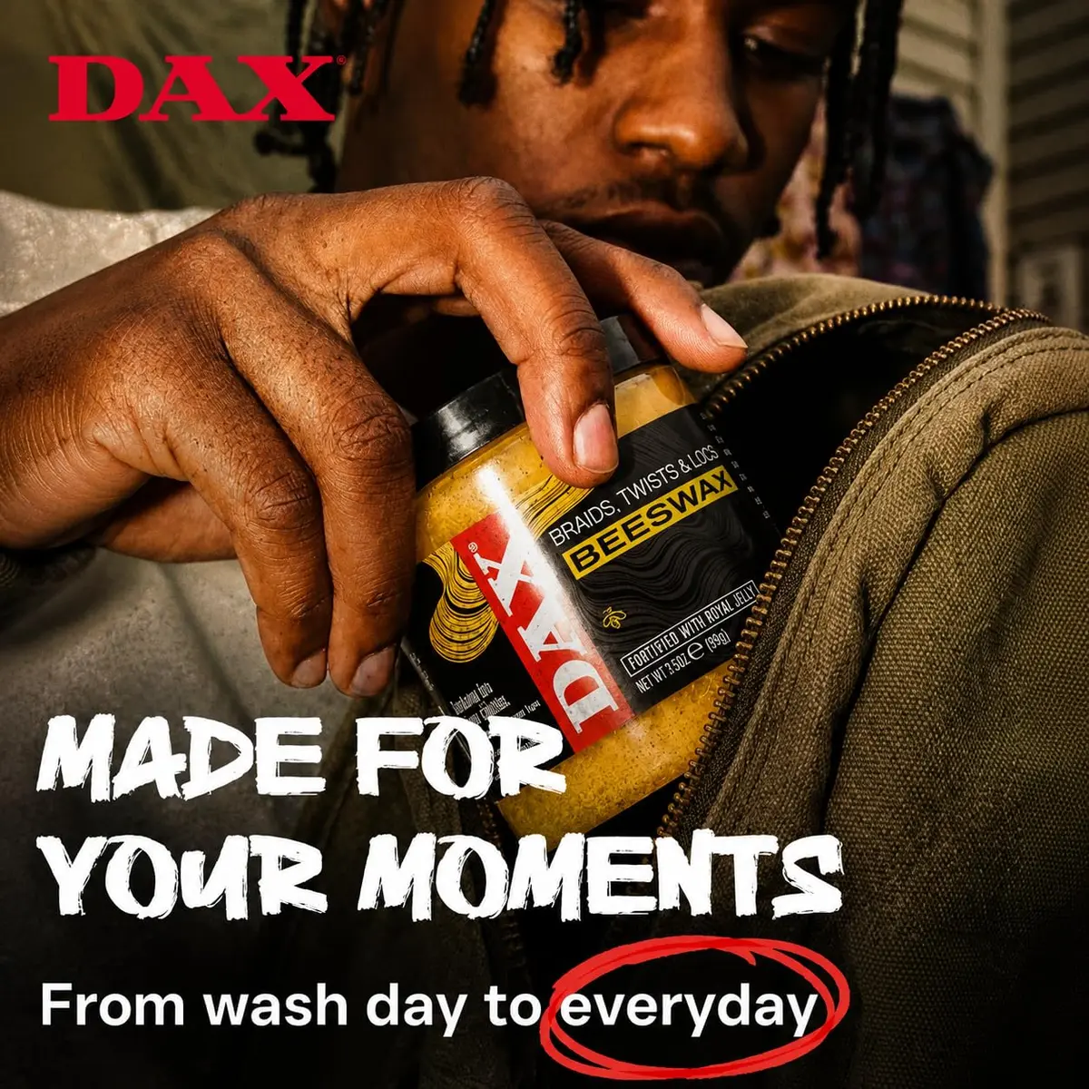 DAX Bees-Wax 14 Ounce | Moisturizes, Holds & Protects Curly & Coarse Hair - view 3