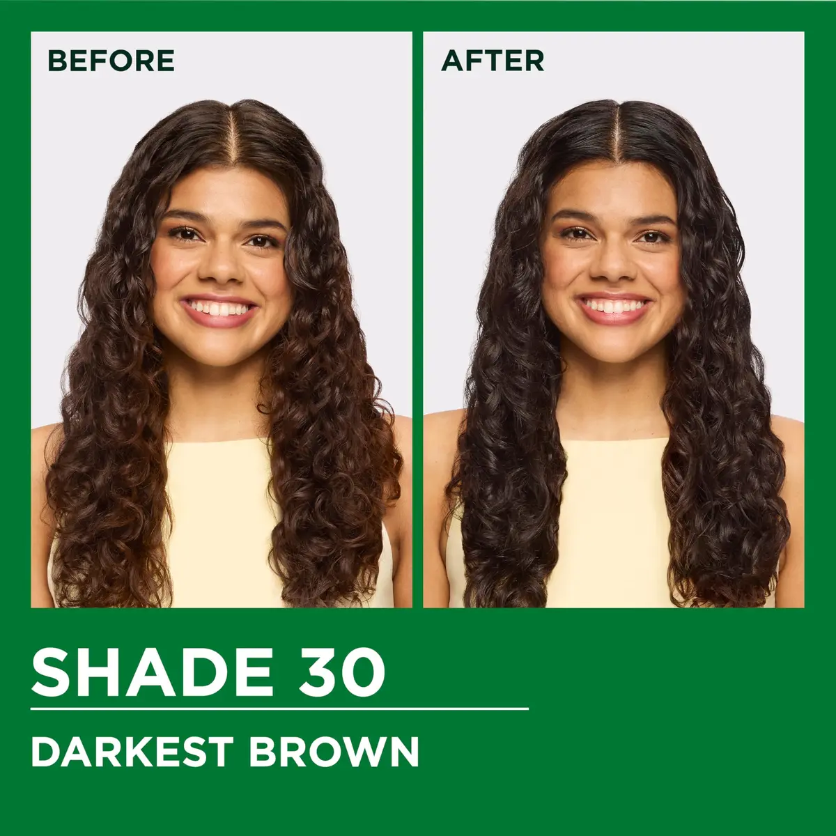 Garnier Nutrisse Ultra Crème Hair Color 30 Darkest Brown | 100% Gray Coverage & Nourishing Fruit Oils - view 5