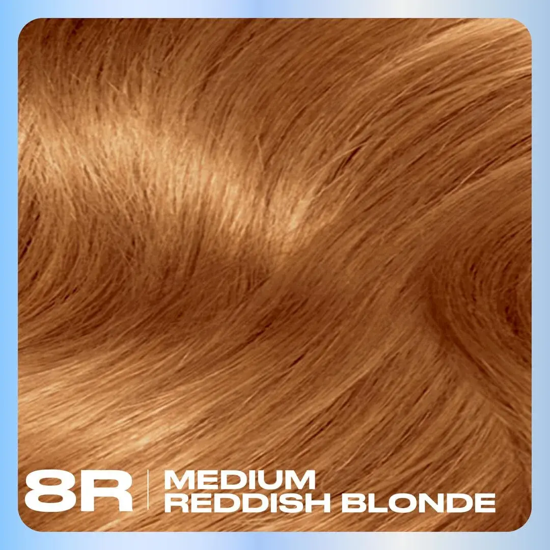 Clairol Nice'n Easy Permanent Hair Dye 8R Medium Reddish Blonde - 100% Gray Coverage, 6.26 Fl Oz Pack of 1 - view 3